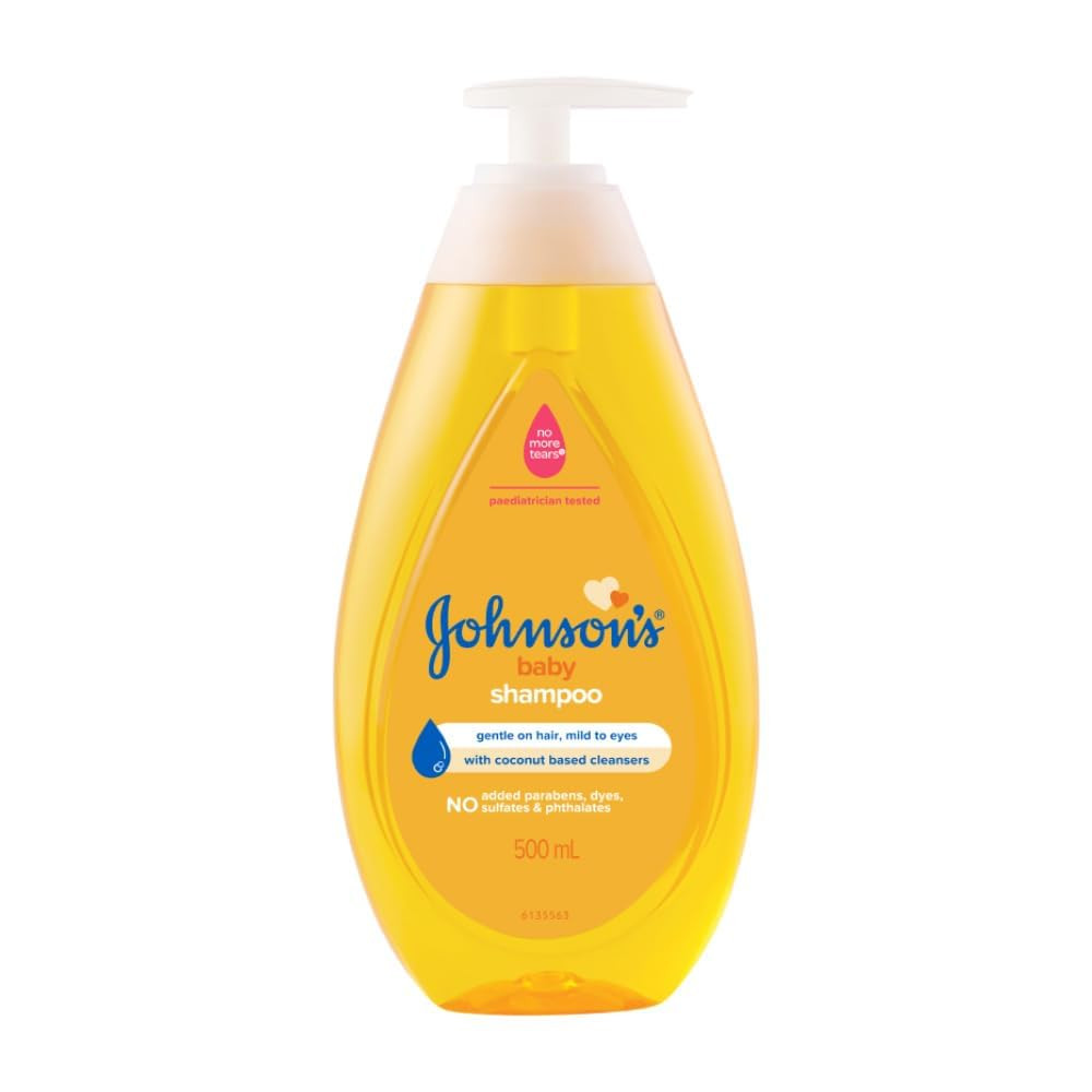 Johnson's Baby Shampoo For New Born With No More Tears Formula, 500ml